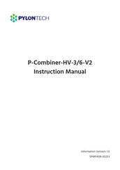 Pylontech P-Combiner-HV-3-V2 Instruction Manual