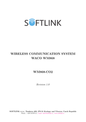 SOFTLINK WACO WM868 Instruction Manual