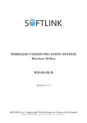 SOFTLINK WB169-IR-B Instruction Manual