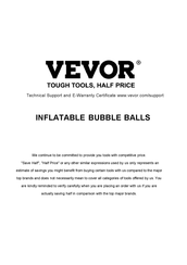 VEVOR 86003 Manual
