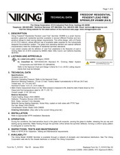 Viking FREEDOM VK4680 Technical Data Manual