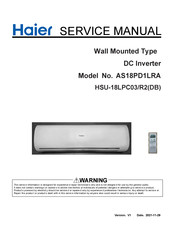 Haier AS18PD1LRA Service Manual