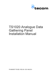 TECOM TS1020 Installation Manual