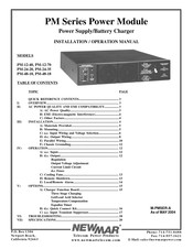 NewMar PM Series Installation & Operation Manual