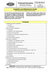 MEILLER Premius K 4i Installation And Maintenance Manual