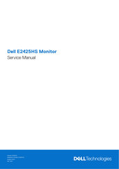 Dell E2425HS Service Manual