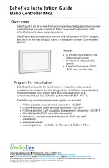 echoflex Elaho Controller Mk2 Installation Manual