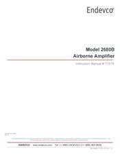 ENDEVCO 2680B Instruction Manual