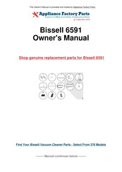 Bissell CleanView 3596 Series User Manual