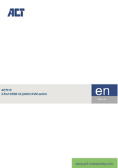 ACT AC7912 Quick Start Manual