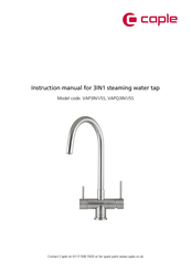 Caple VAPQ3IN1/SS Instruction Manual