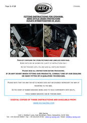 R&G CP0496BK Fitting Instructions Manual