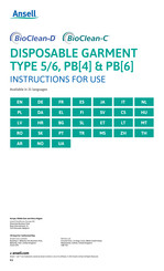 Ansell BioClean-C Instructions For Use Manual