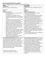 Baby Brezza FRP00139 Instructions Manual