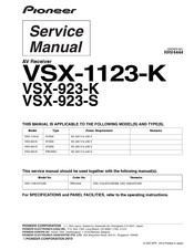 Pioneer VSX-923-S Service Manual