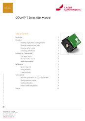 LASER COMPONENTS COUNT T Series User Manual