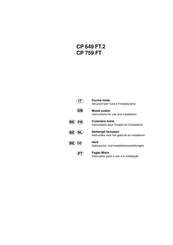 Ariston CP 759 FT Instructions For Use And Installation
