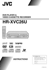 JVC HR-XVC26U Instructions Manual