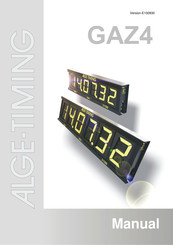 ALGE-Timing GAZ4 Manual