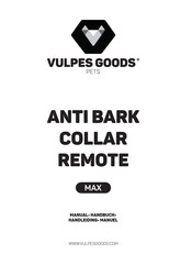 Vulpes Goods MAX Manual