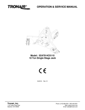 Tronair 02A7914C0110 Operation & Service Manual