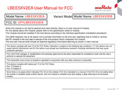 Murata LBEE5XV2EB User Manual