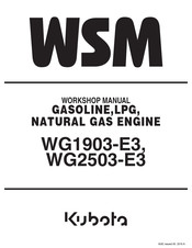 Kubota WG1903-E3 Workshop Manual