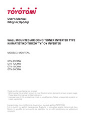 Toyotomi GTN-09CMW User Manual