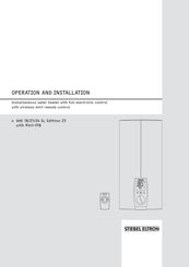 STIEBEL ELTRON DHE 24 SL Edition 25 with Mini-FFB Operation And Installation Manual