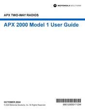 Motorola solutions APX 2000 1 User Manual