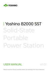 YOSHINO B2000 SST User Manual