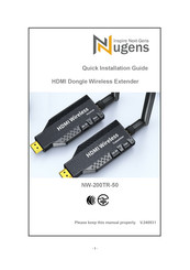 Nugens NW-200TR-50 Quick Installation Manual