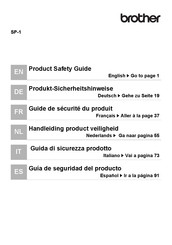 Brother SP-1 Product Safety Manual