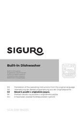 SIGURO SGR-DW-B453S Translation Of The Operating Instructions