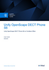 Mitel Unify OpenScape S6 User Manual