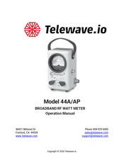 TELEWAVE 44A Operation Manual