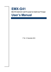 Avalue Technology EMX-G41 User Manual