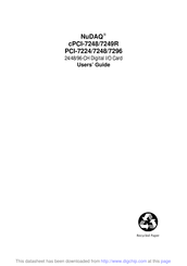 ADLINK Technology NuDAQ cPCI-7248 User Manual