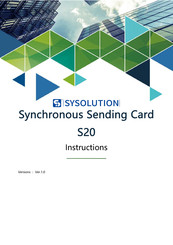 SYSOLUTION S20 Instructions Manual
