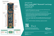 Infineon CY8CPROTO-063-BLE Quick Start Manual