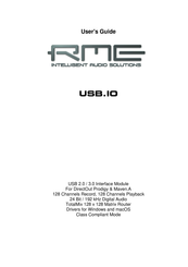 RME Audio USB.IO User Manual