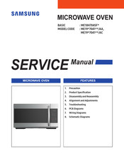 Samsung ME18H704SFBW/AA Service Manual