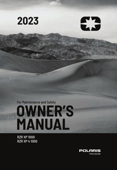 Polaris RZR XP 4 1000 2023 Owner's Manual For Maintenance And Safety