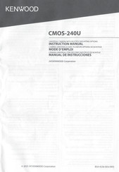 Kenwood CMOS-240U Instruction Manual
