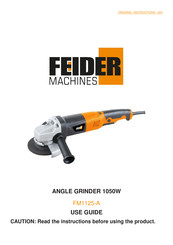 Feider Machines FM1125-A Use Manual