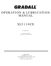 Gradall XL5110CE Operation Manual