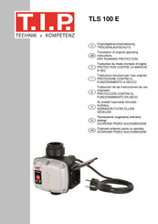 T.I.P. TLS 100 E Translation Of Original Operating Instructions