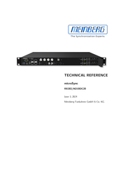 Meinberg microSync RX302/AD10DC20 Technical Reference