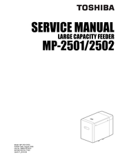 Toshiba MP-2501 Service Manual