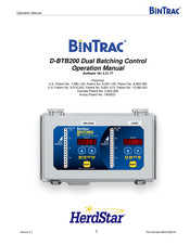 herdstar BinTrac DBTB-200 Operation Manual